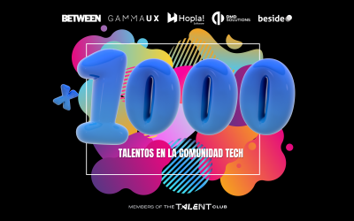¡Más de 1000 talentos en nuestra Comunidad Tech!